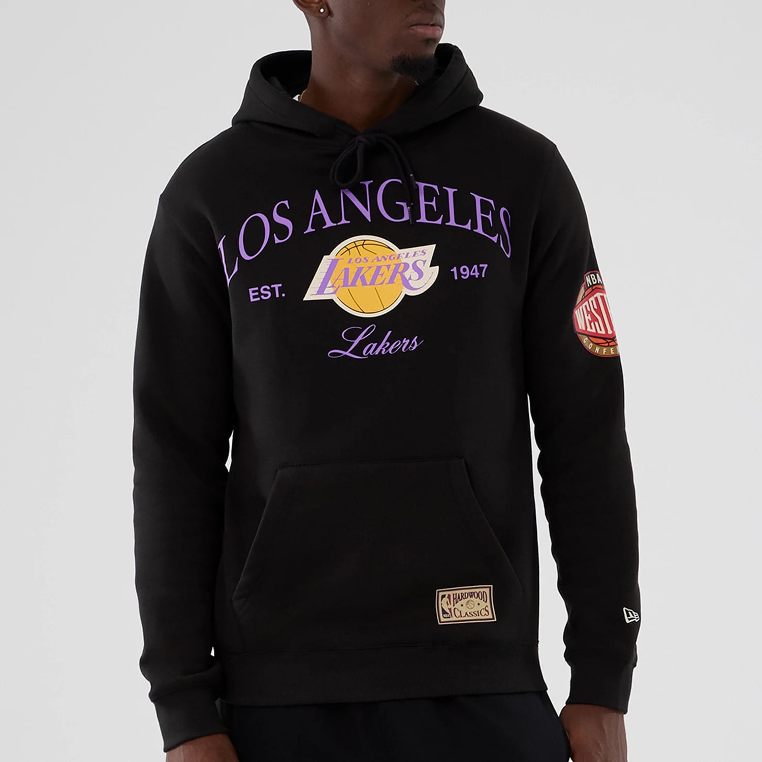 NBA Hardwood Classic LA Lakers Black Pullover Hoodie | NEC EU