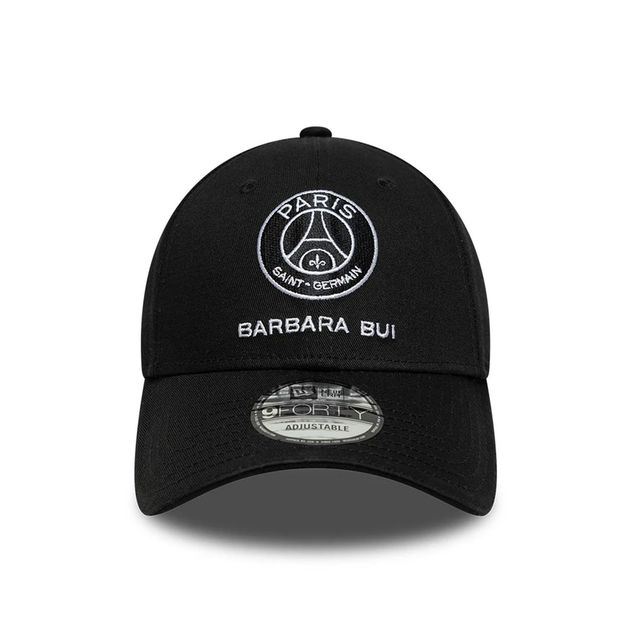 This is a Barbara Bui x Paris Saint Germain Black 9FORTY Adjustable Cap 3