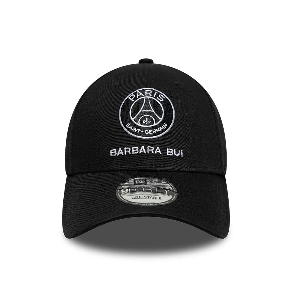This is a Barbara Bui x Paris Saint Germain Black 9FORTY Adjustable Cap 3