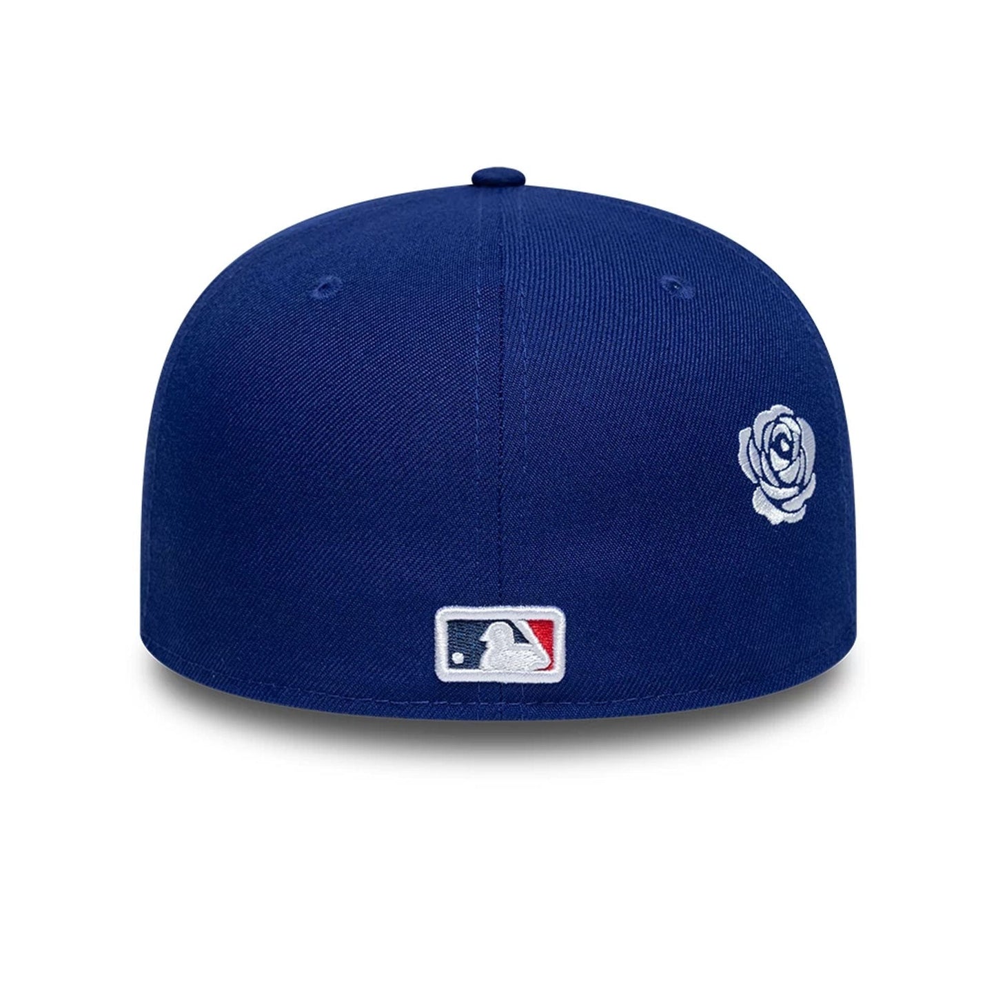 Pictured is this MLB Faux Pearl Icon LA Dodgers 59FIFTY Fitted cap in dark blue. 4