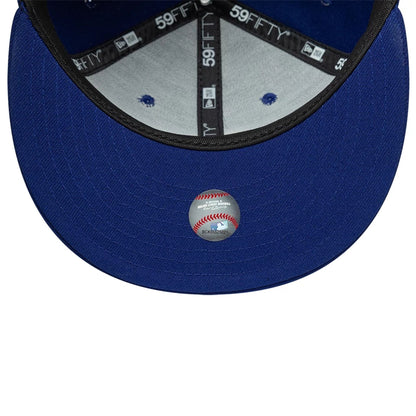 Pictured is this MLB Faux Pearl Icon LA Dodgers 59FIFTY Fitted cap in dark blue. 7