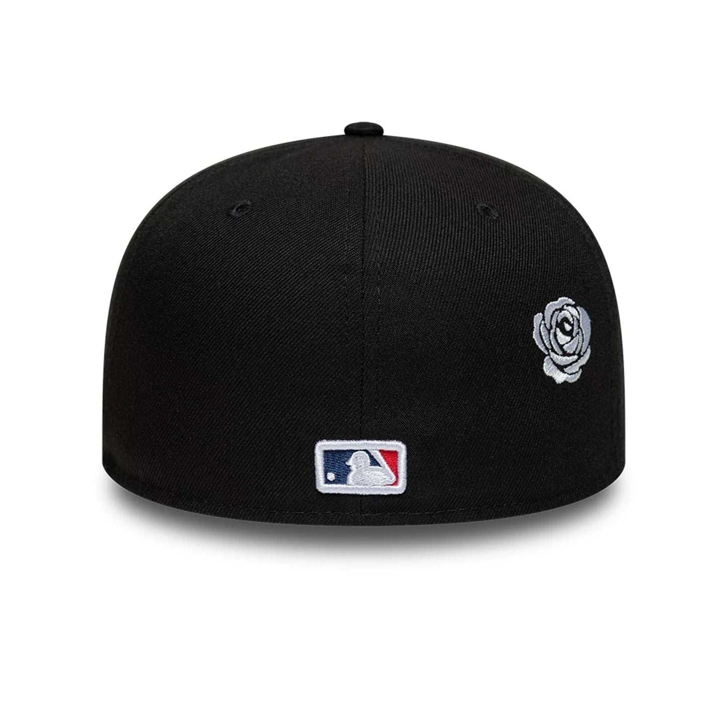 Pictured is this MLB Faux Pearl Icon Chicago White Sox 59FIFTY Fitted cap in black. 4