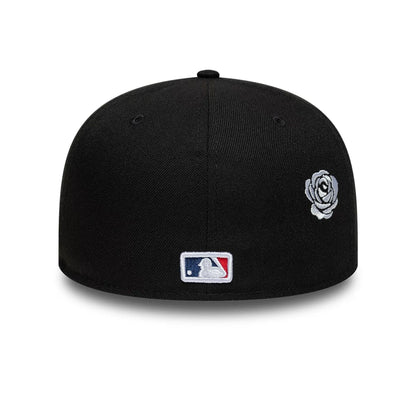 Pictured is this MLB Faux Pearl Icon Chicago White Sox 59FIFTY Fitted cap in black. 4