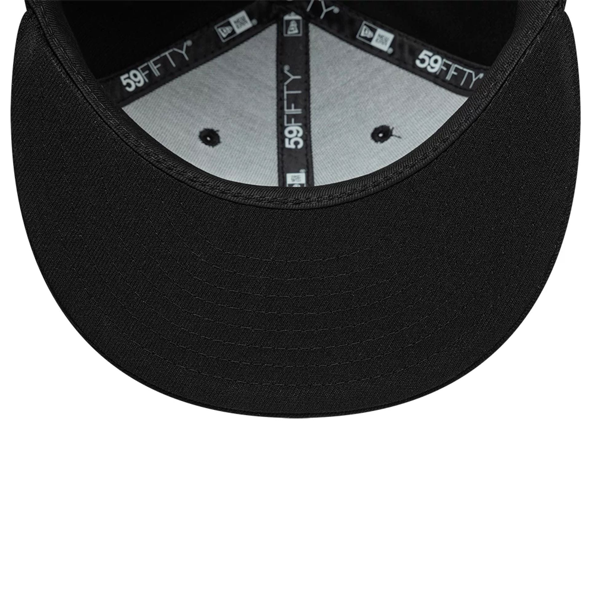 Pictured is this New Era Faux Pearl Icon 59FIFTY Fitted cap in black. 7