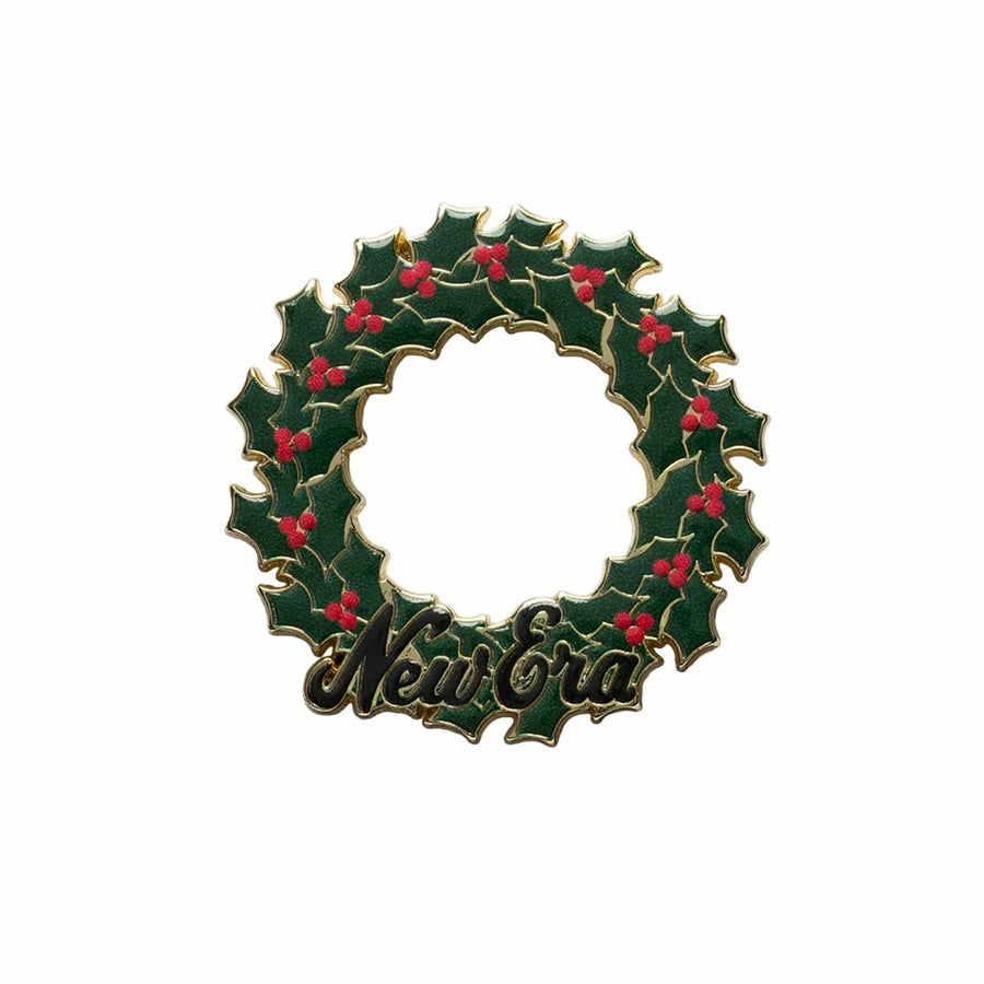 Pictured is this New Era Wreath Pin Badge in gold. 1