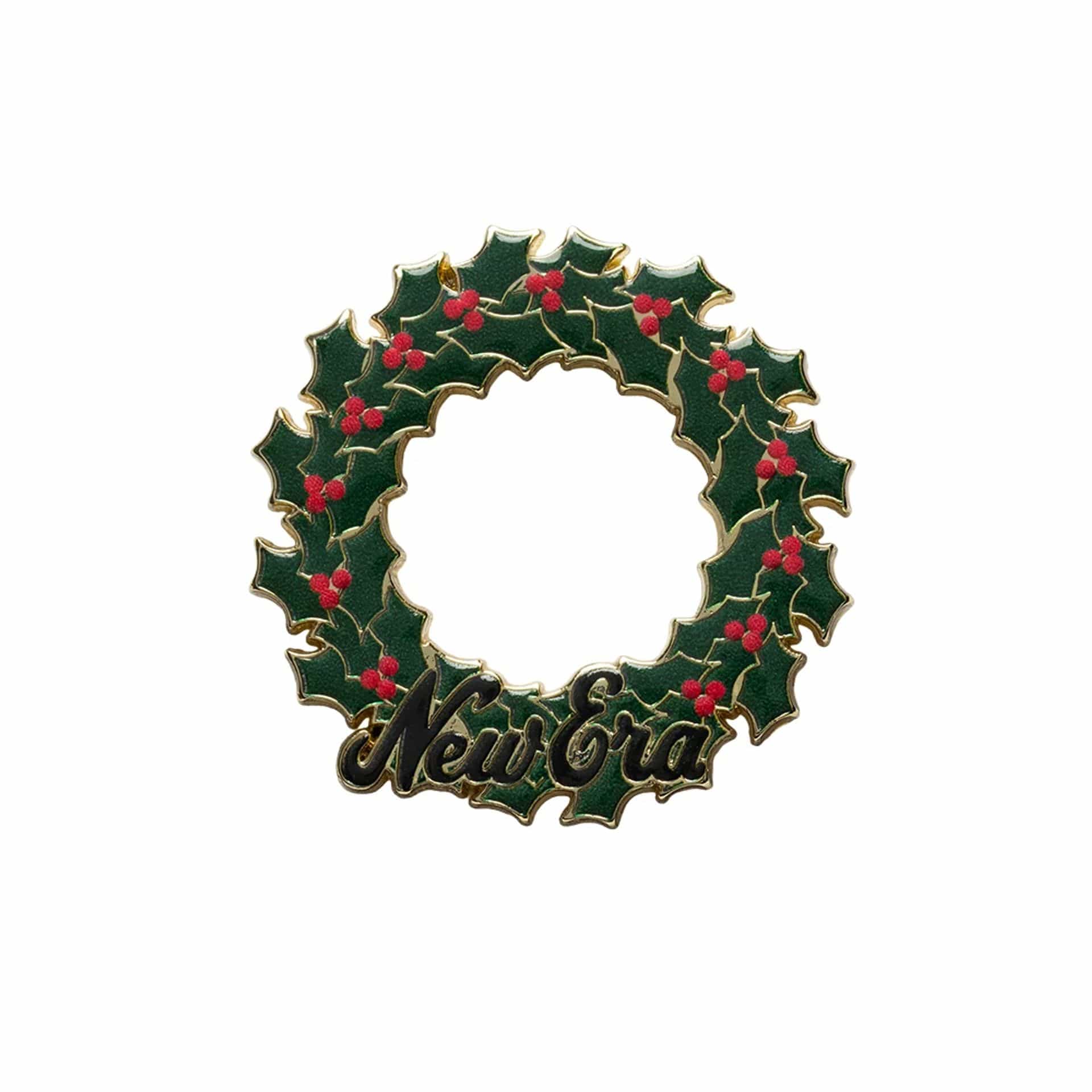 Pictured is this New Era Wreath Pin Badge in gold. 1