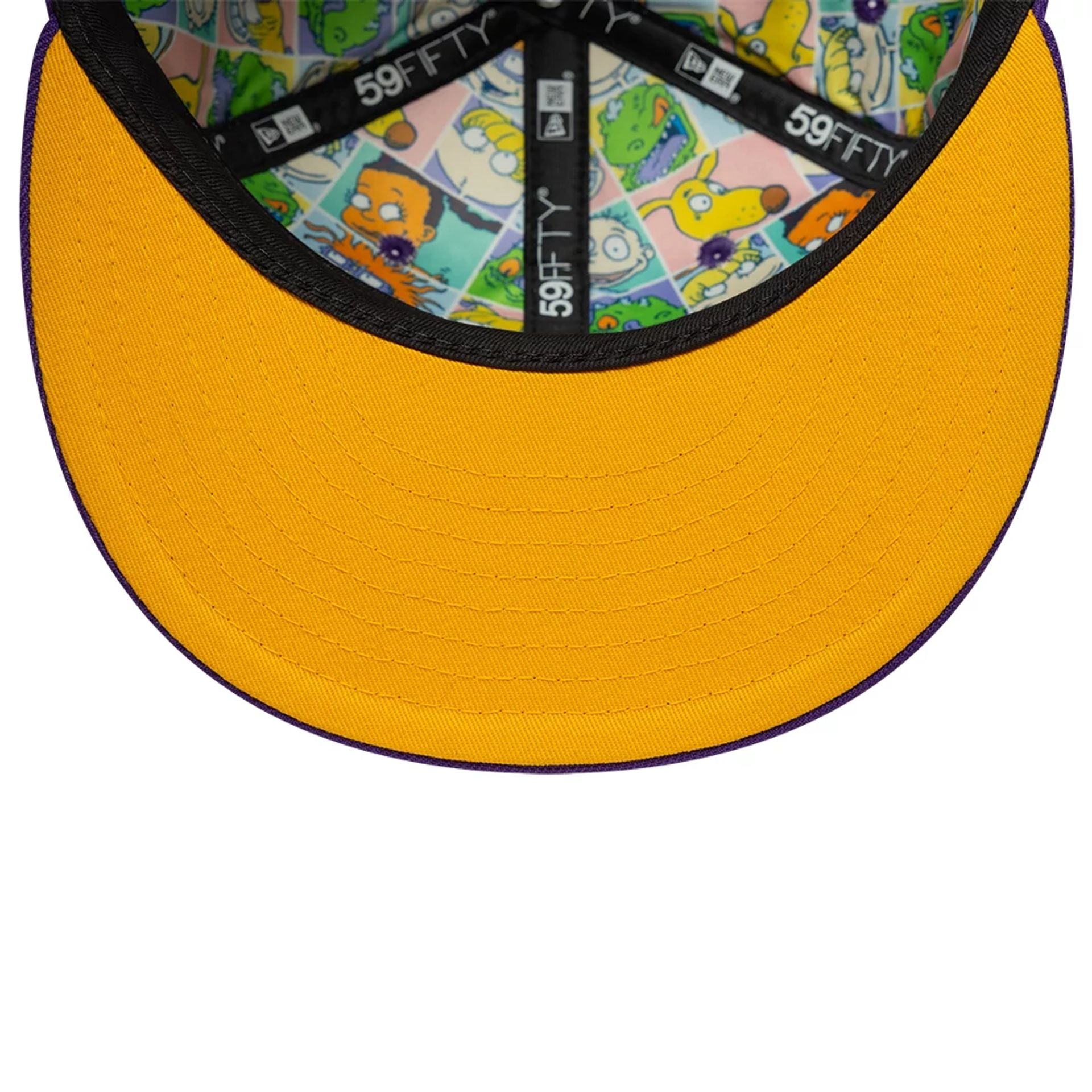 Pictured is this Nickelodeon Rugrats 59FIFTY Fitted cap in purple. 2