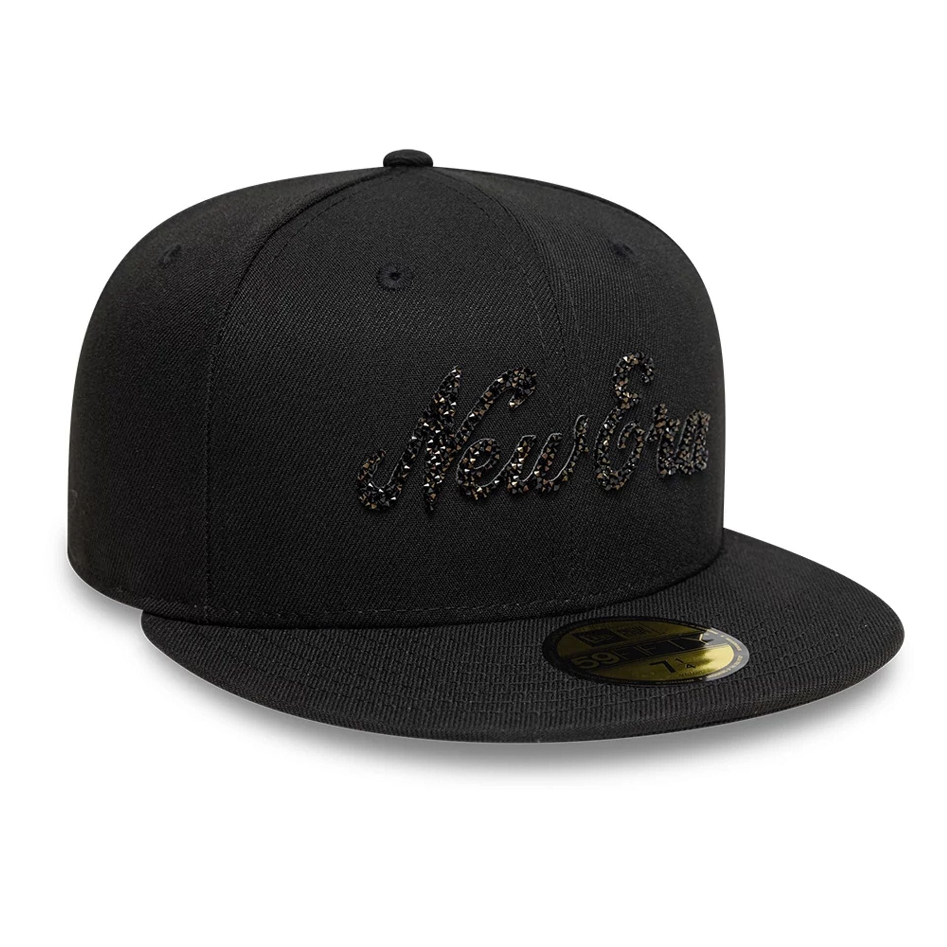 Pictured is this New Era Gem 59FIFTY Fitted cap in black. 3