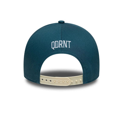 Pictured is this 9FORTY A-Frame Trucker Quadrant X New Era Blu 4