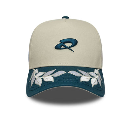 Pictured is this 9FORTY A-Frame Trucker Quadrant X New Era Crema 2