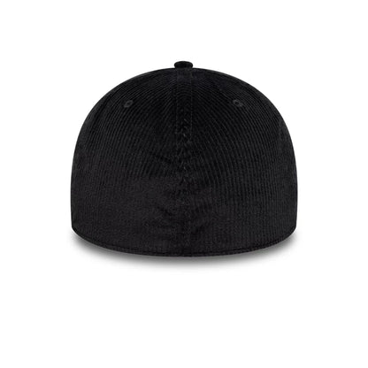 This is a FC Barcelona Cord Black 39THIRTY Stretch Fit Cap 4