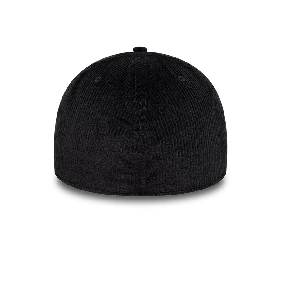 This is a FC Barcelona Cord Black 39THIRTY Stretch Fit Cap 4