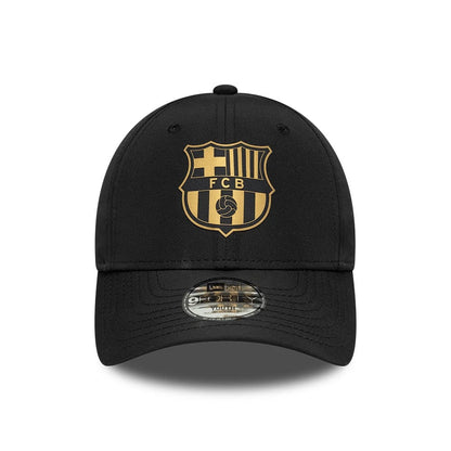 This is a FC Barcelona Youth Black Gold Black 9FORTY Adjustable Cap 2