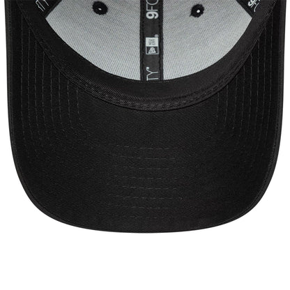 This is a FC Barcelona Youth Black Gold Black 9FORTY Adjustable Cap 5