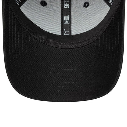 This is a FC Barcelona Youth Black Gold Black 9FORTY Adjustable Cap 5