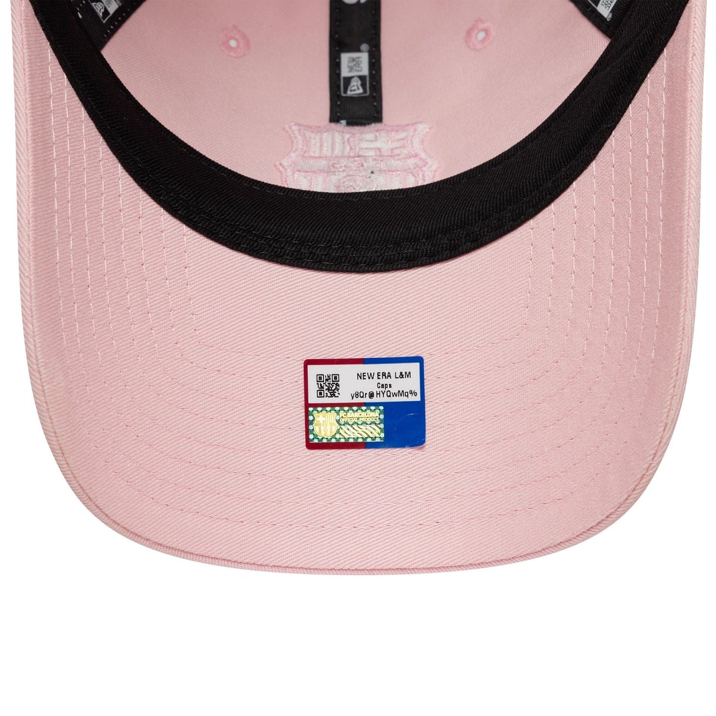 This is a FC Barcelona Womens Tonal Pastel Pink 9TWENTY Adjustable Cap 5
