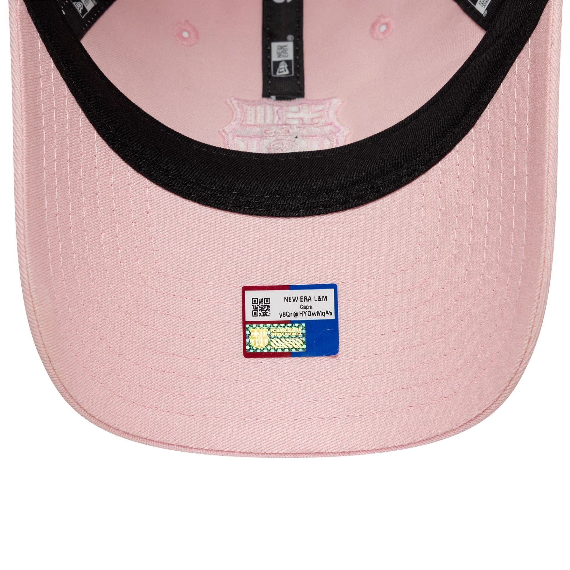 This is a FC Barcelona Womens Tonal Pastel Pink 9TWENTY Adjustable Cap 5