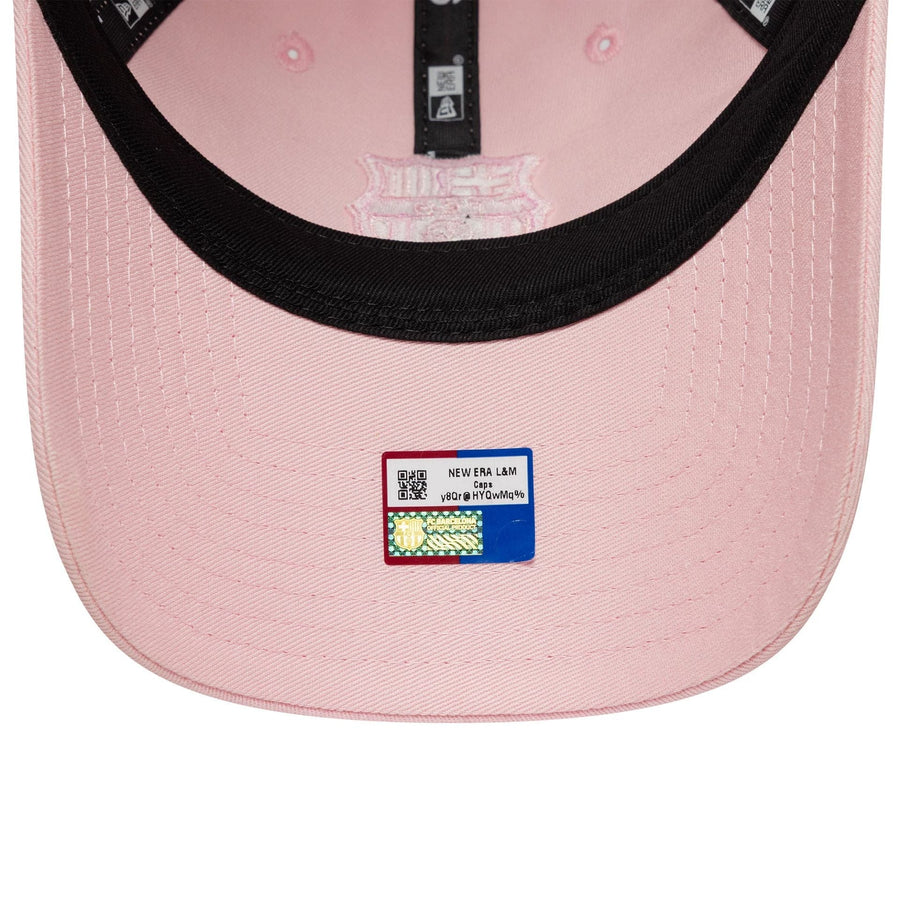 This is a FC Barcelona Womens Tonal Pastel Pink 9TWENTY Adjustable Cap 5