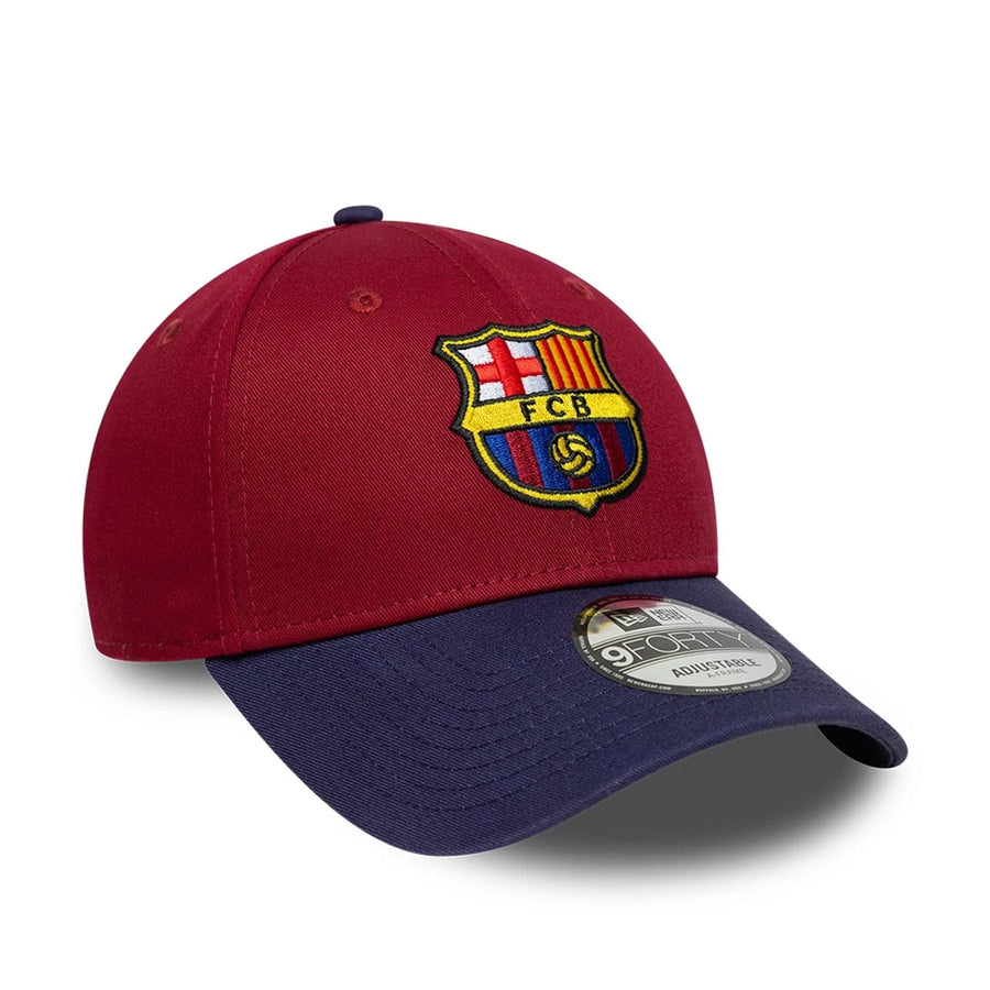 This is a FC Barcelona Contrast Dark Red 9FORTY Adjustable Cap 3