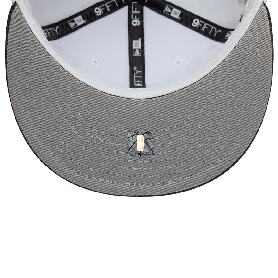 Pictured is this Oklahoma City Thunder NBA Ring Ceremony White 9FIFTY Snapback Adjustable cap. 2