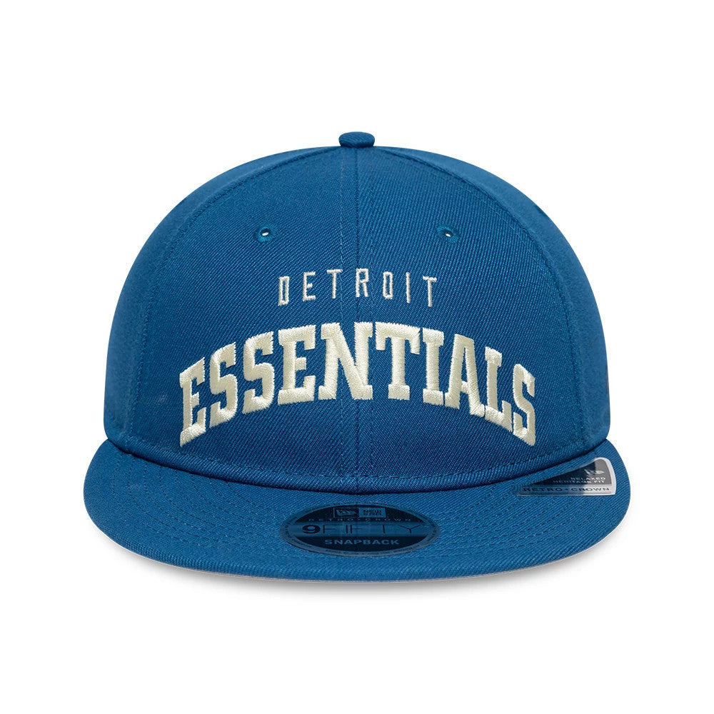 This is a Detroit Lions Fear Of God x NFL Blue Retro Crown 9FIFTY Adjustable Cap 4