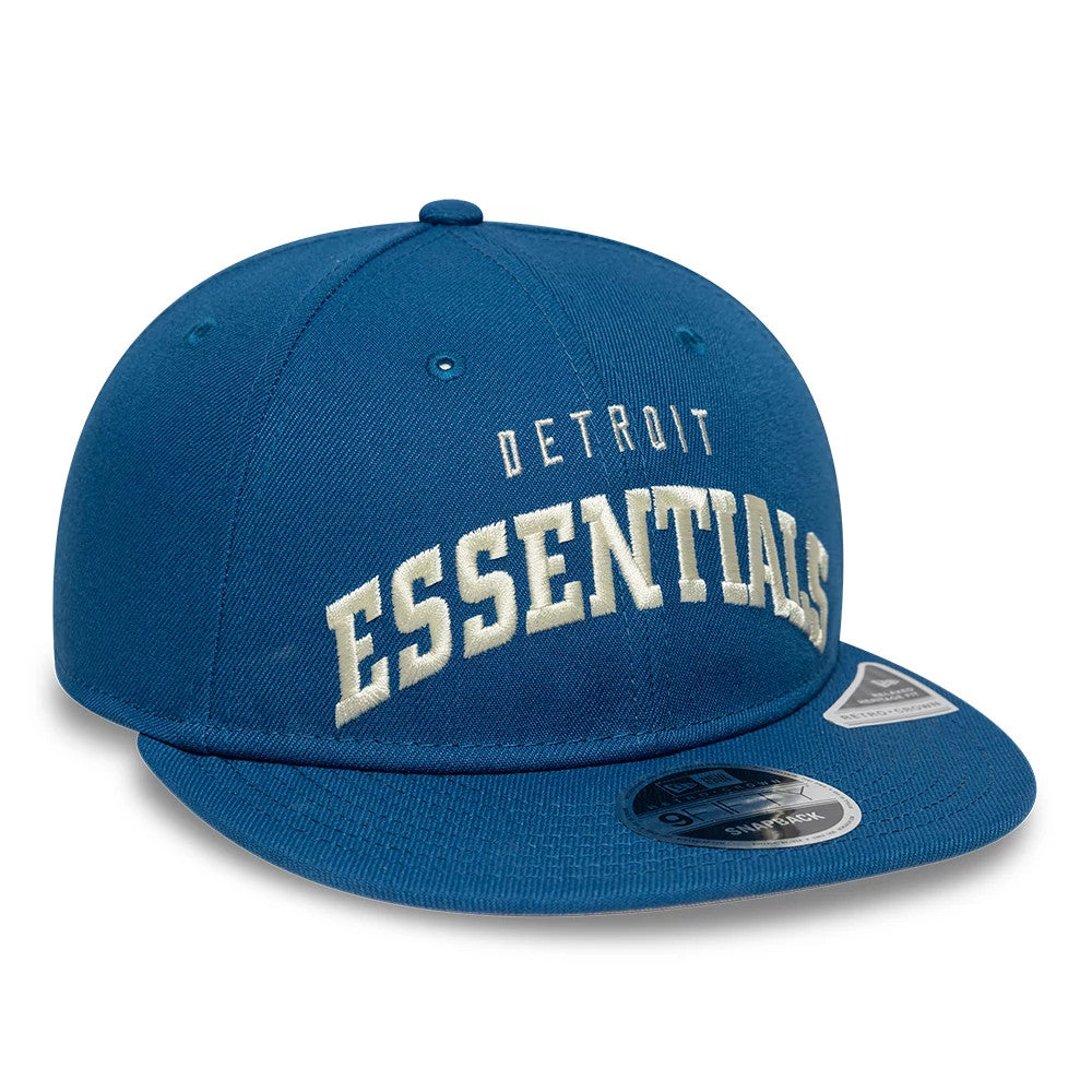 This is a Detroit Lions Fear Of God x NFL Blue Retro Crown 9FIFTY Adjustable Cap 5