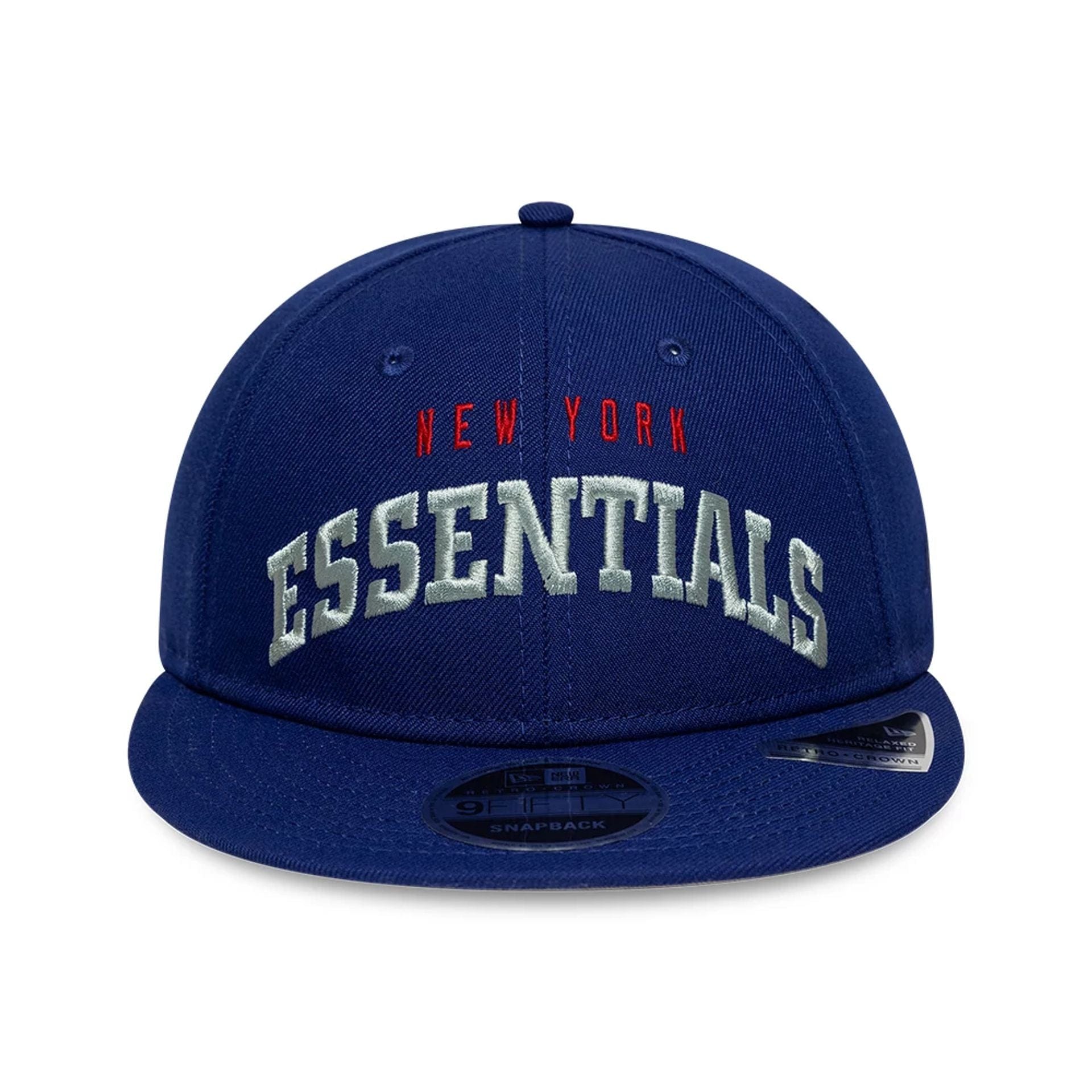 This is a New York Giants Fear Of God x NFL Dark Blue Retro Crown 9FIFTY Adjustable Cap 4
