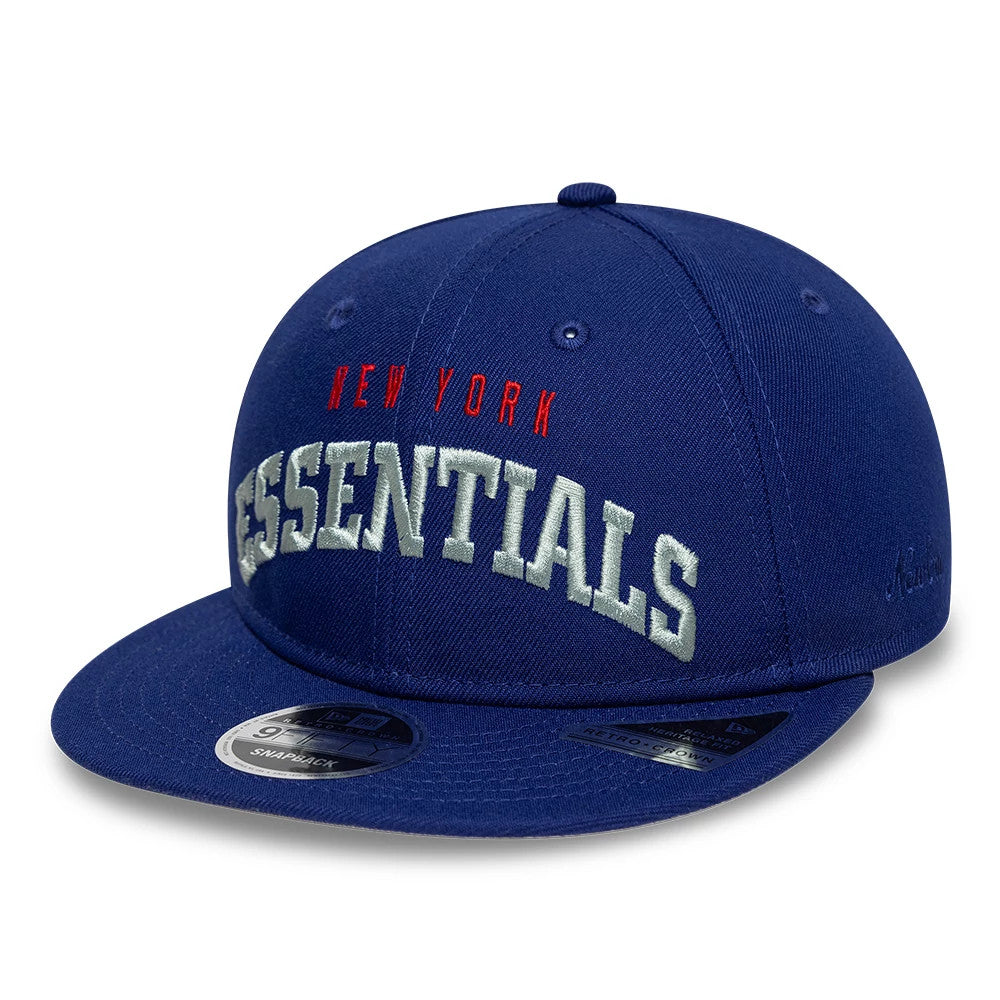 Fear Of God x NFL New York Giants Dark Blue Retro Crown 9FIFTY Cap