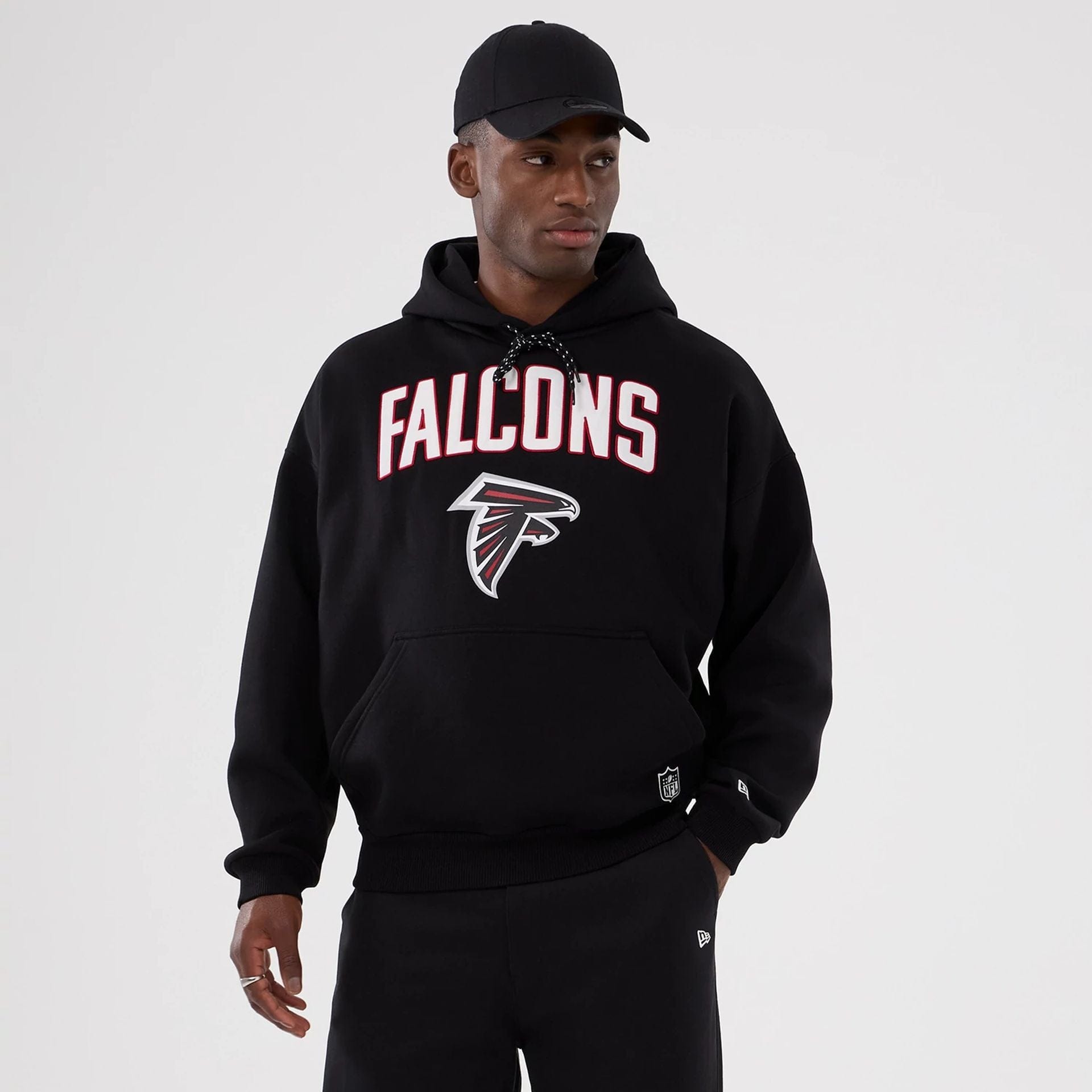 NFL ISG 2025 Atlanta Falcons Black Premium Pullover Hoodie | NEC EU