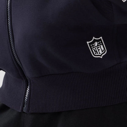 The Male model is wearing LA Rams NFL International Series Games 2025 Navy Premium Pullover Hoodie  4