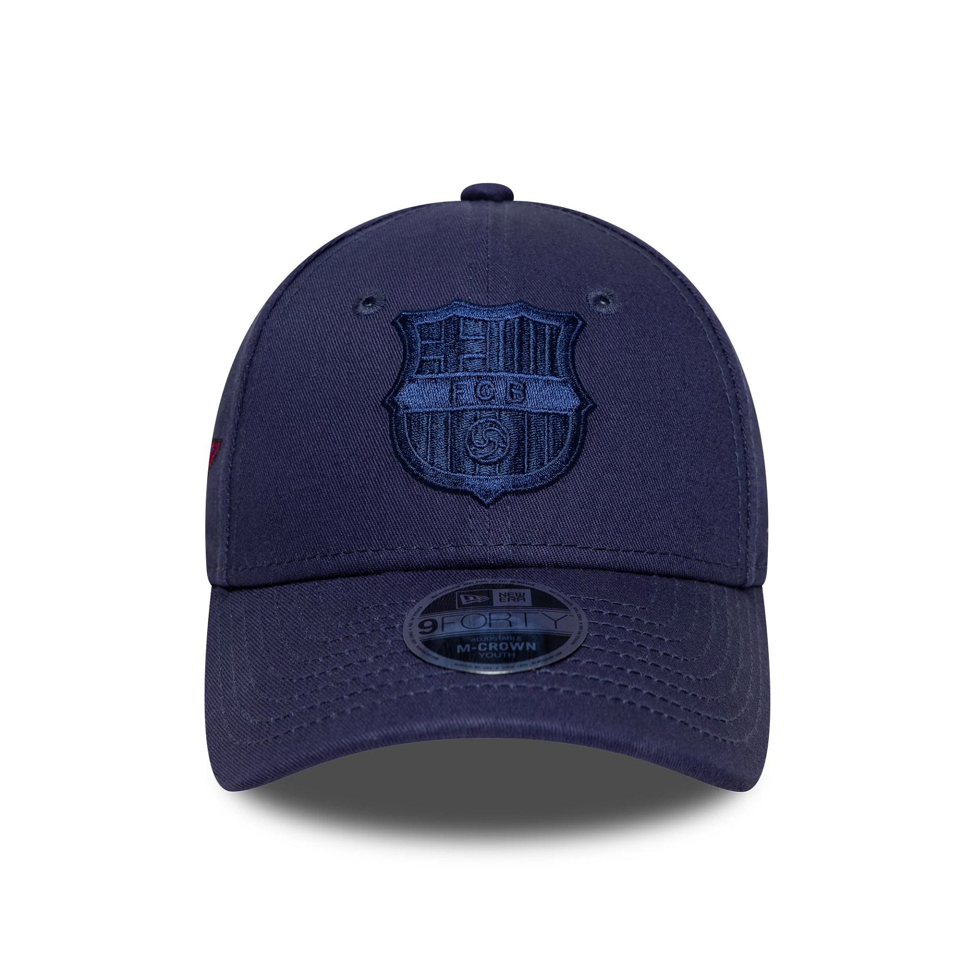 This is a FC Barcelona Youth Graphic Navy 9FORTY M-Crown Adjustable Cap 2