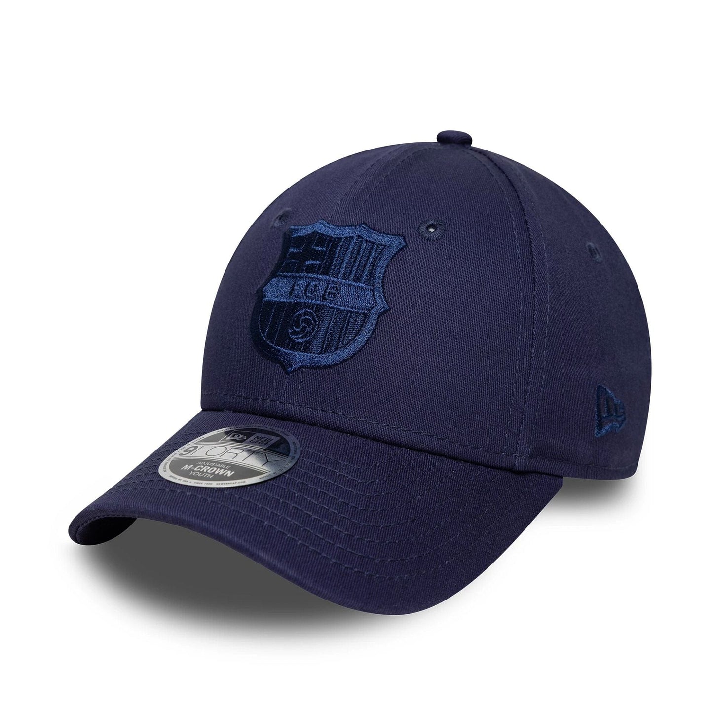 This is a FC Barcelona Youth Graphic Navy 9FORTY M-Crown Adjustable Cap 3