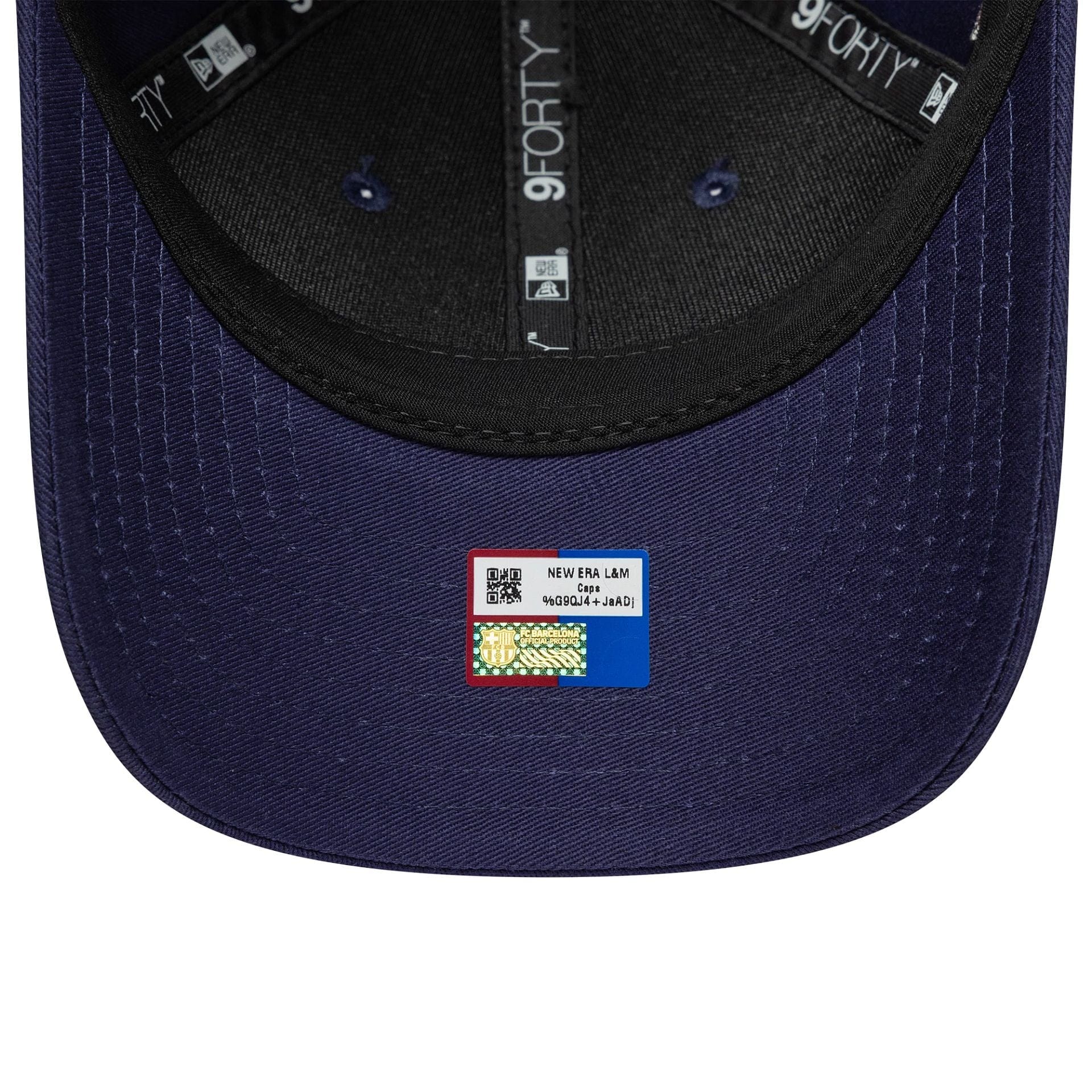 This is a FC Barcelona Youth Graphic Navy 9FORTY M-Crown Adjustable Cap 6
