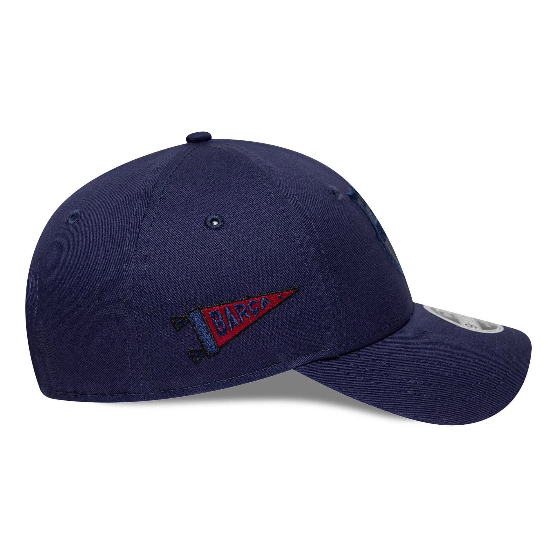 This is a FC Barcelona Youth Graphic Navy 9FORTY M-Crown Adjustable Cap 4