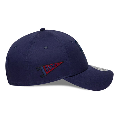 This is a FC Barcelona Youth Graphic Navy 9FORTY M-Crown Adjustable Cap 4