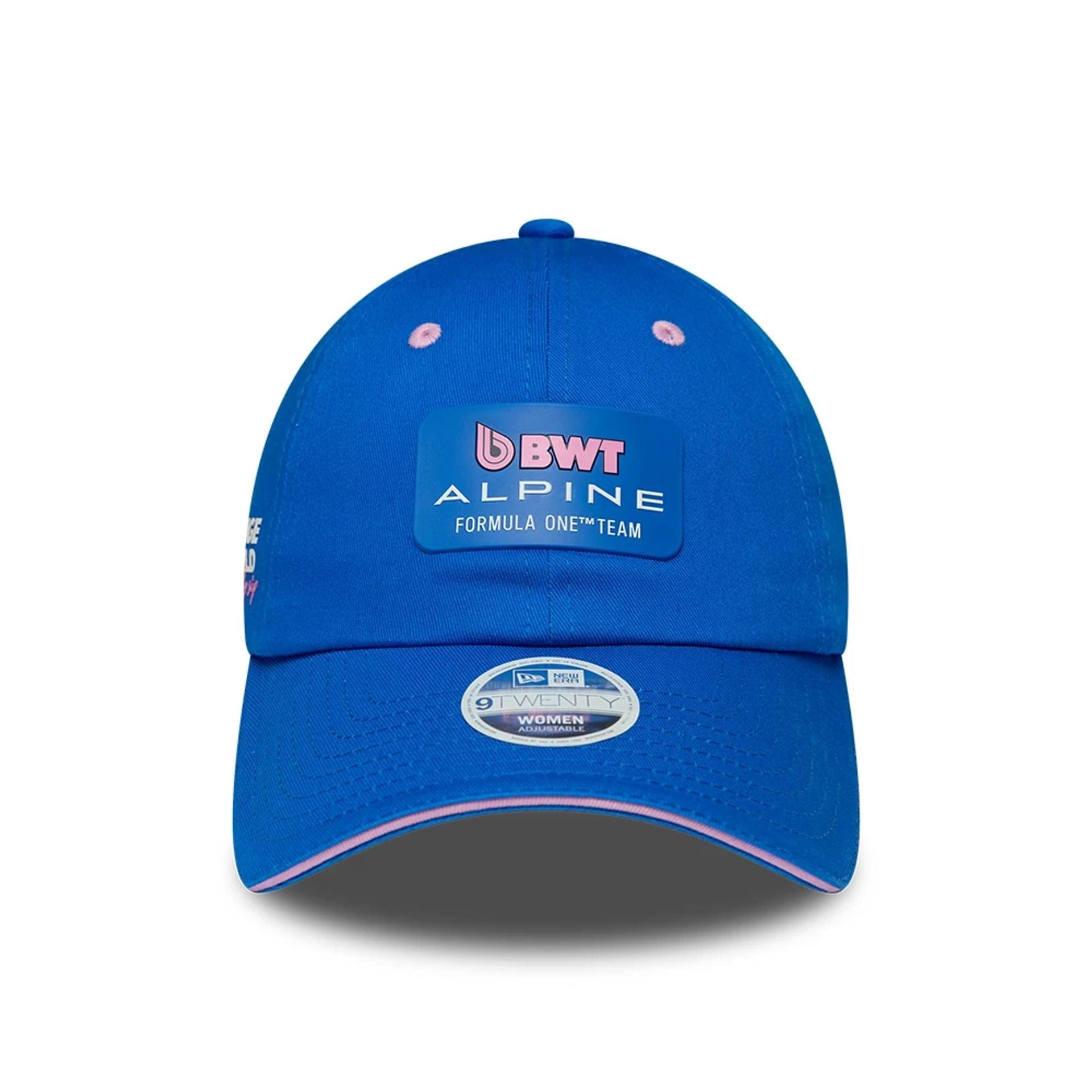 Pictured is this Womens Team Alpine Racing Pony Tail cap in blue. 2