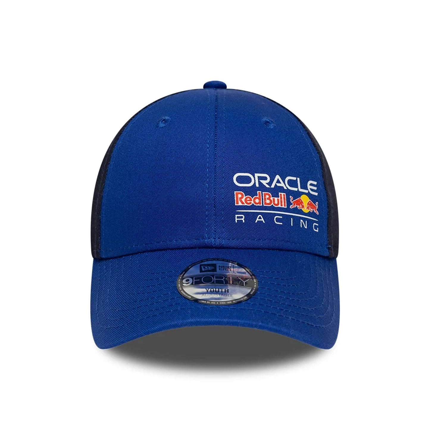 Pictured is this Youth Essential Red Bull Racing 9FORTY Adjustable cap in dark blue. 2