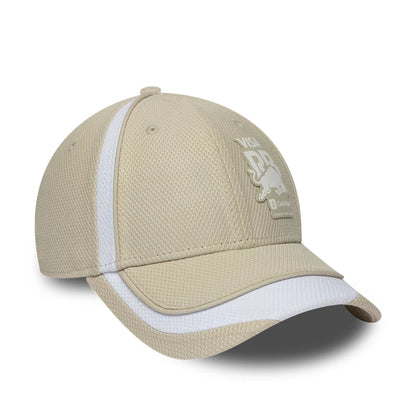 Pictured is this Visa Cash App Racing Bulls H1 Race Special 9FORTY Adjustable cap in light beige. 3