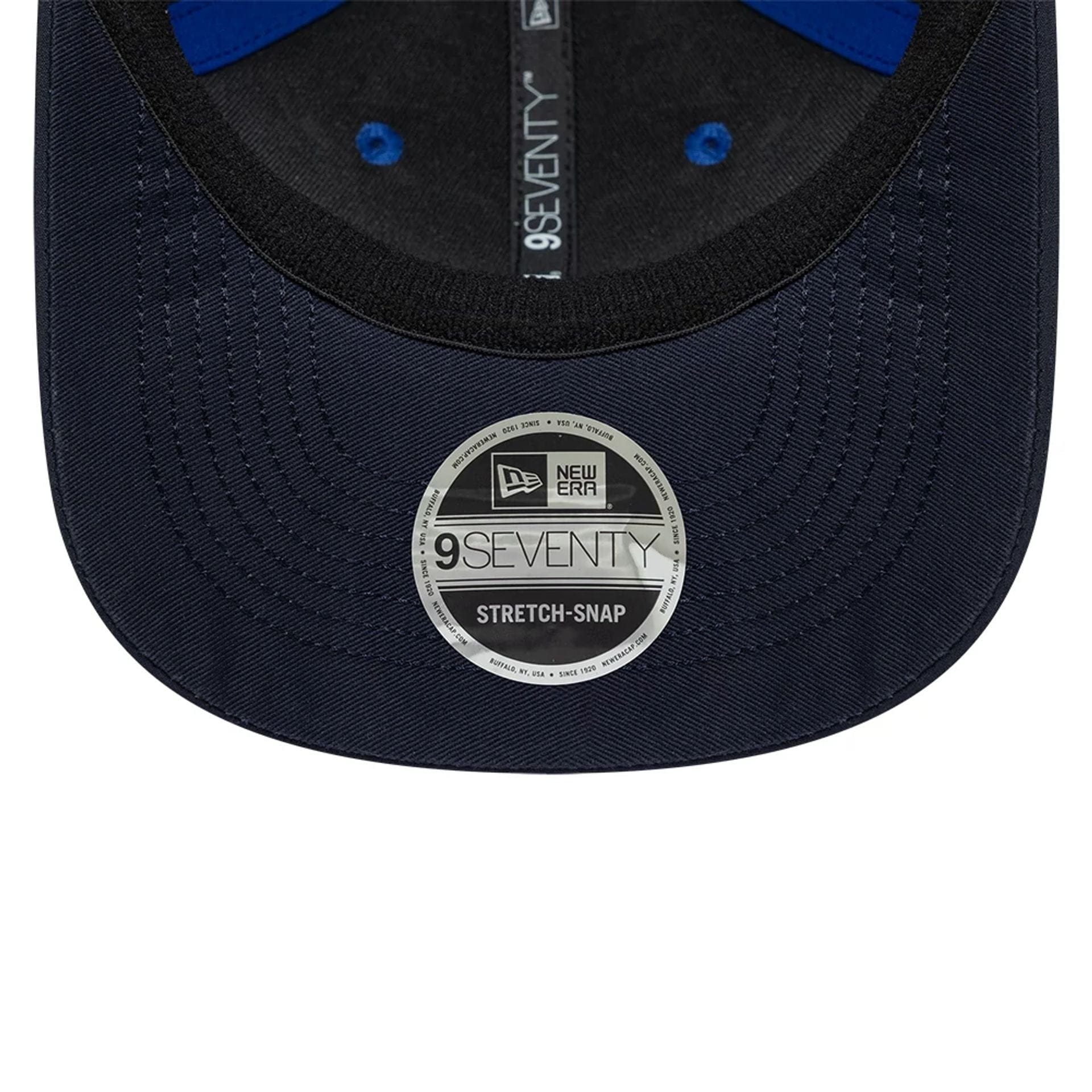 Pictured is this Youth Replica Max Verstappen Red Bull Racing 9SEVENTY Stretch Snap Adjustable cap in dark blue. 5