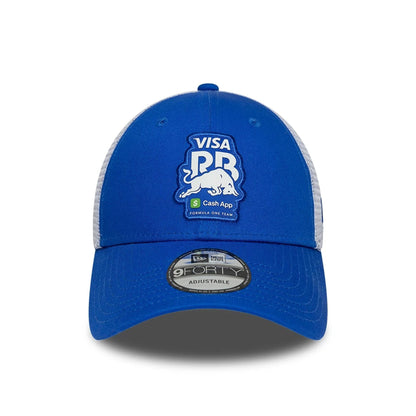Pictured is this Summer League Visa Cash App Racing Bulls 9FORTY Adjustable cap in bright blue. 2