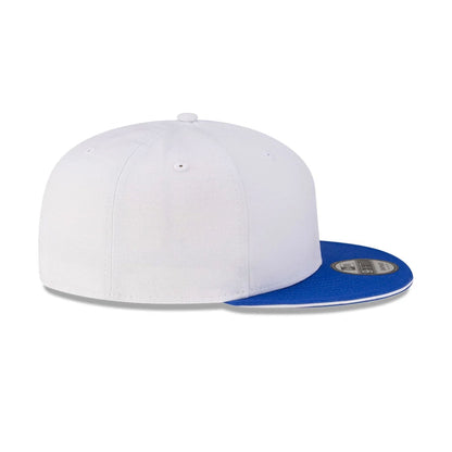 Pictured is this Visa Cash App Racing Bulls Essential 9FIFTY Snapback Adjustable cap in white. 7
