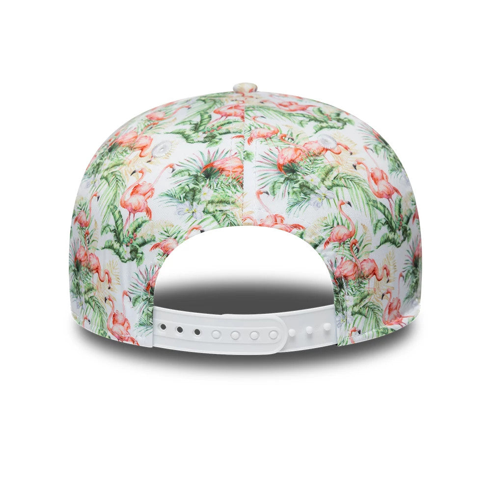 Pictured is this Alpine Racing Miami Race Special 9SEVENTY Stretch Snap Adjustable cap in white. 5