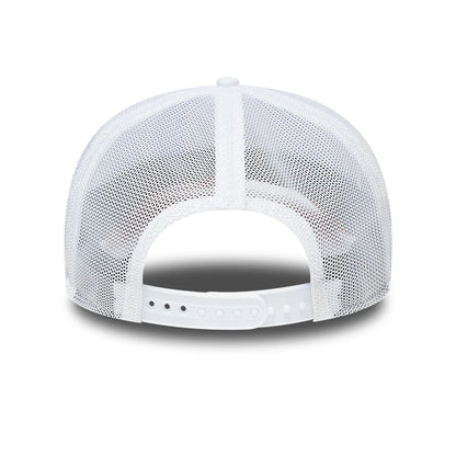 Pictured is this Alpine Racing Silverstone Race Special 9SEVENTY Stretch Snap Adjustable cap in white. 6