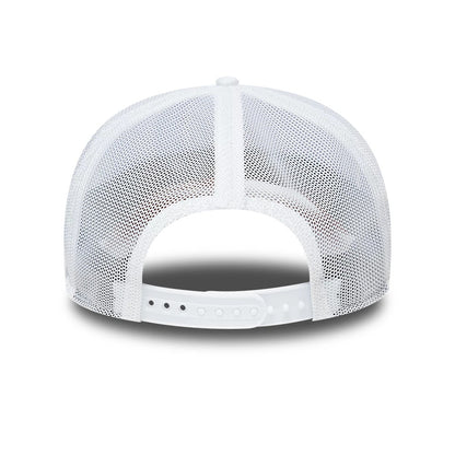 Pictured is this Alpine Racing Silverstone Race Special 9SEVENTY Stretch Snap Adjustable cap in white. 6