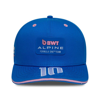 Pictured is this Pierre Gasly Alpine Racing 9SEVENTY Stretch Snap Adjustable cap in blue. 2