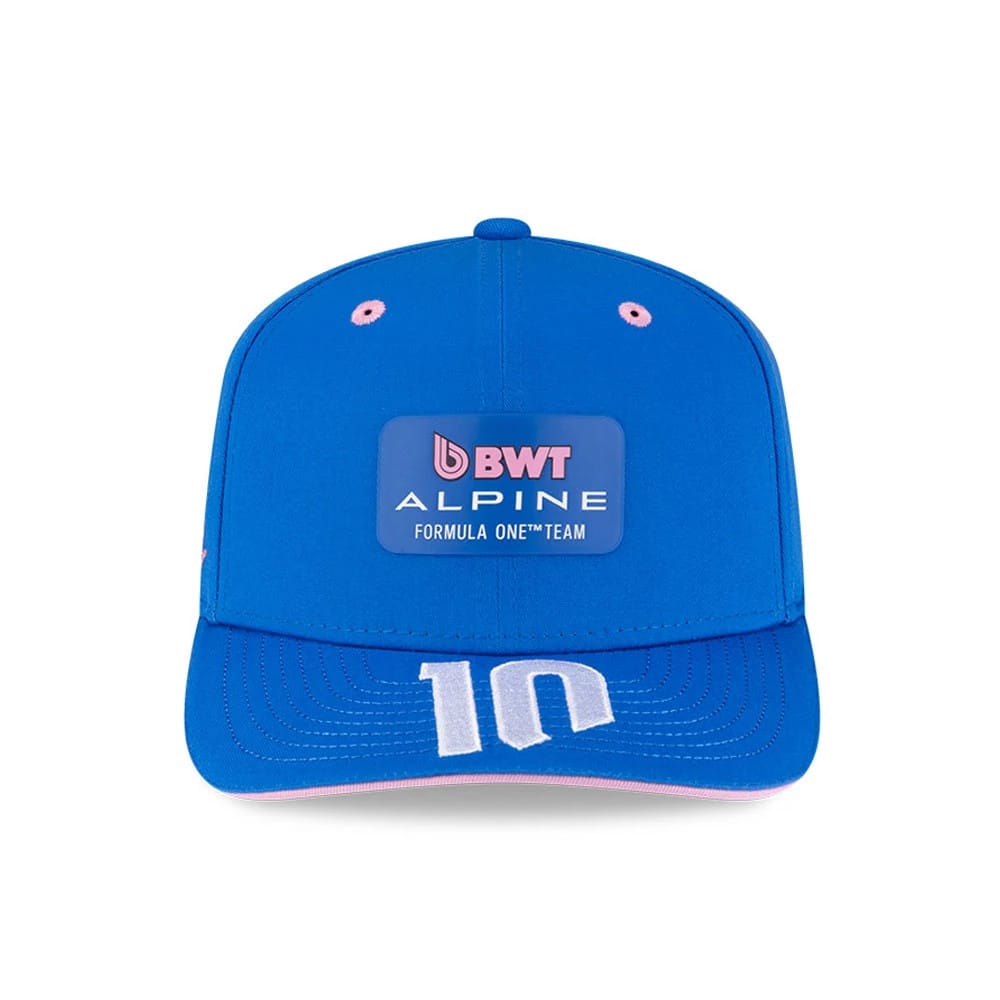 Pictured is this Pierre Gasly Alpine Racing 9SEVENTY Stretch Snap Adjustable cap in blue. 2