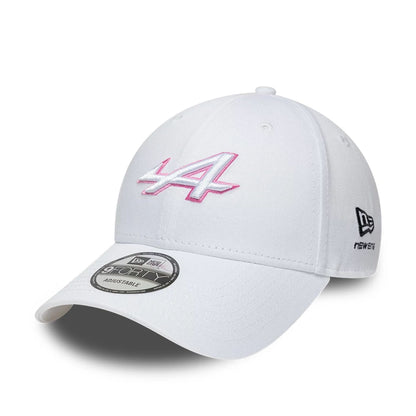 Pictured is this Essential Alpine Racing 9FORTY Adjustable cap in white. 1