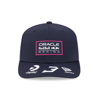 Pictured is this Max Verstappen Red Bull Racing Miami Race Special 9SEVENTY Stretch Snap Adjustable cap in navy. 2