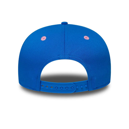 Pictured is this Alpine Racing Team 9SEVENTY Stretch Snap Adjustable cap in blue. 5