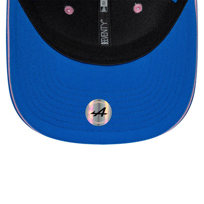 Pictured is this Alpine Racing Team 9SEVENTY Stretch Snap Adjustable cap in blue. 6